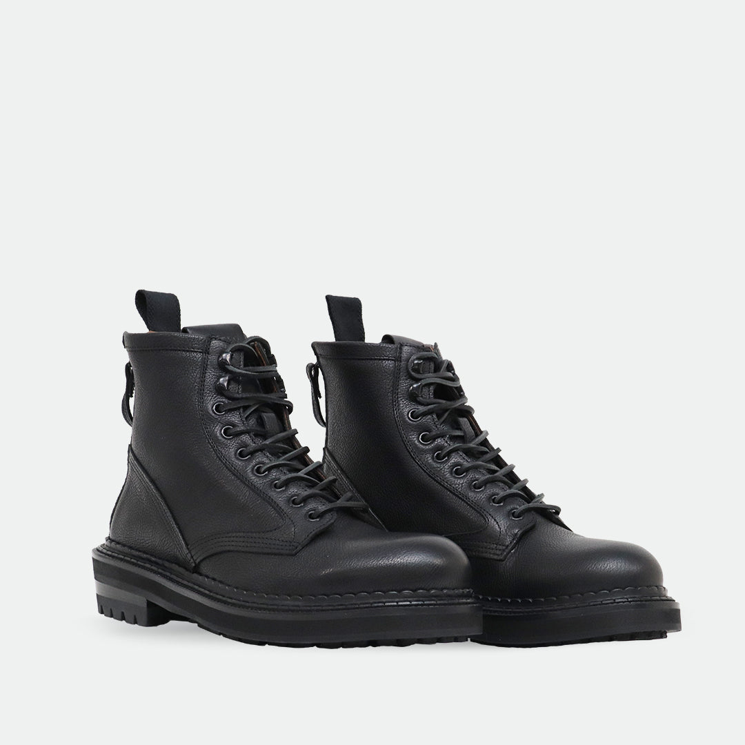 Buttero Cargo leather boots - Black